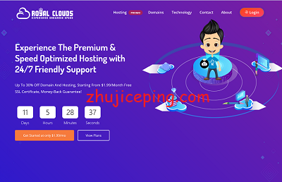 royalclouds：$8/月，洛杉矶vps，2G内存/2核/20gSSD/1T流量-国外主机测评