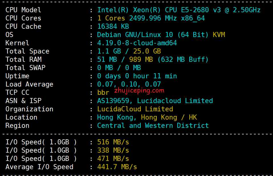 简单测评licloud香港vps-香港精简网络100M带宽，告诉你效果怎么样-国外主机测评