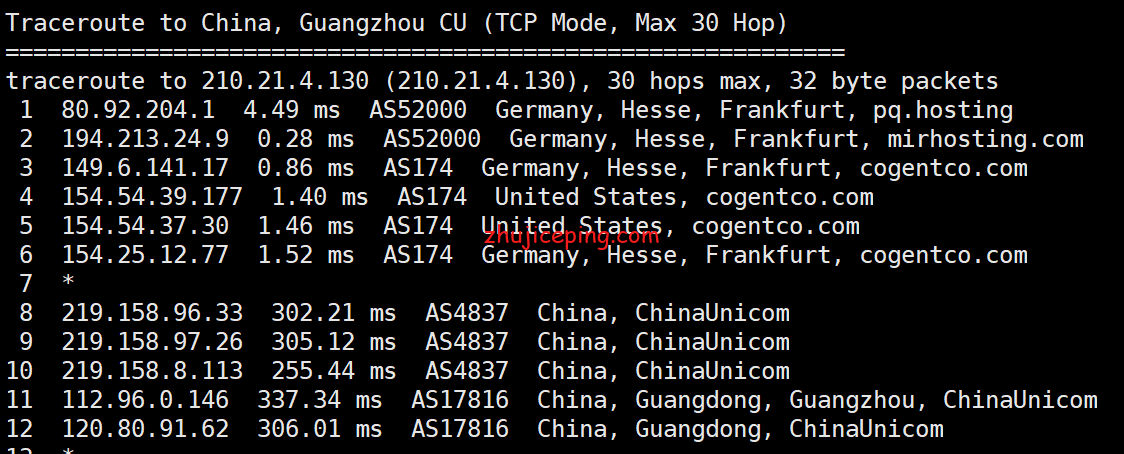 pqde11 简单测评the.hosting德国机房1Gbps带宽不限流量VPS