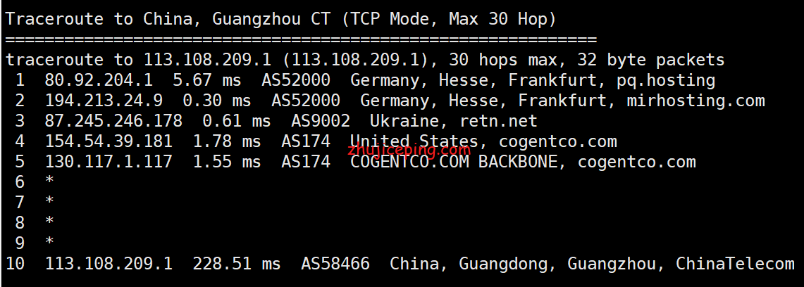 pqde12 简单测评the.hosting德国机房1Gbps带宽不限流量VPS