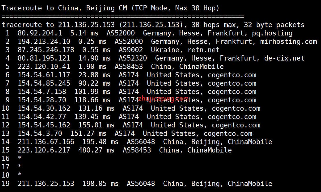 pqde7 简单测评the.hosting德国机房1Gbps带宽不限流量VPS