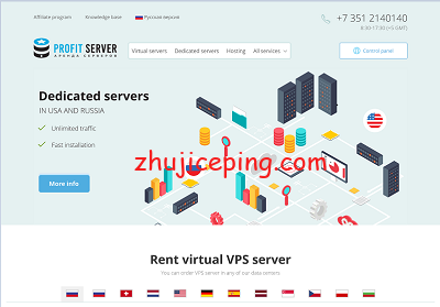 profitserver：限时促销-西班牙vps，荷兰vps，德国vps，5折优惠，不限制流量，支持自定义ISO文件