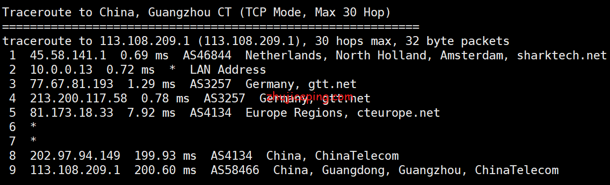 rnl12 简单测评sharktech荷兰机房10Gbps带宽不限流量服务器