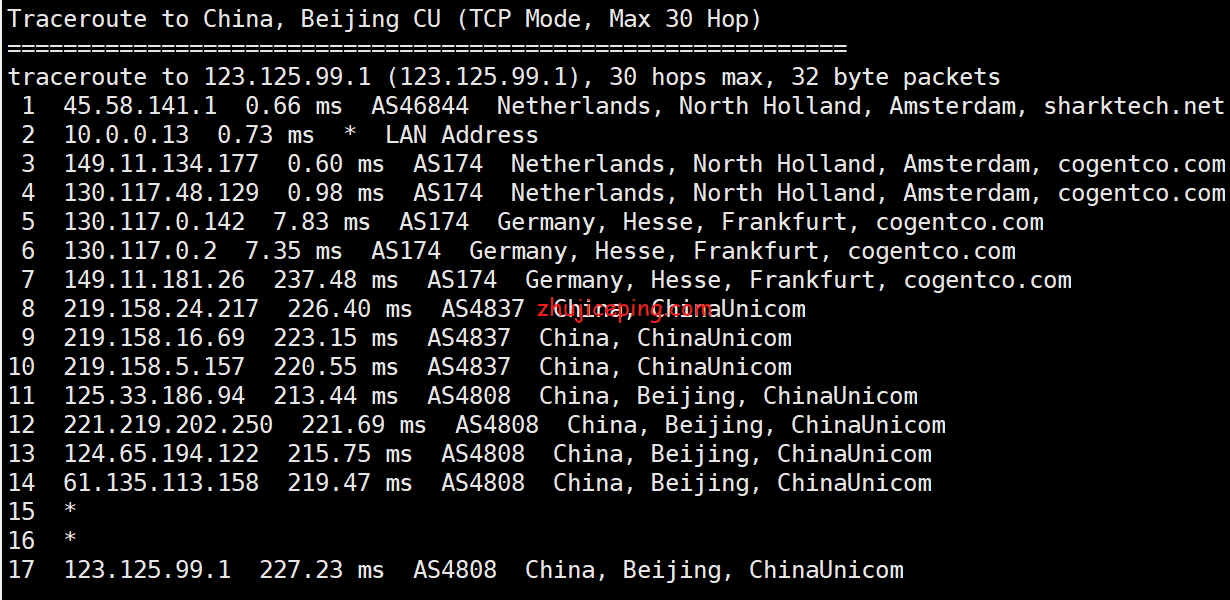 rnl5 简单测评sharktech荷兰机房10Gbps带宽不限流量服务器