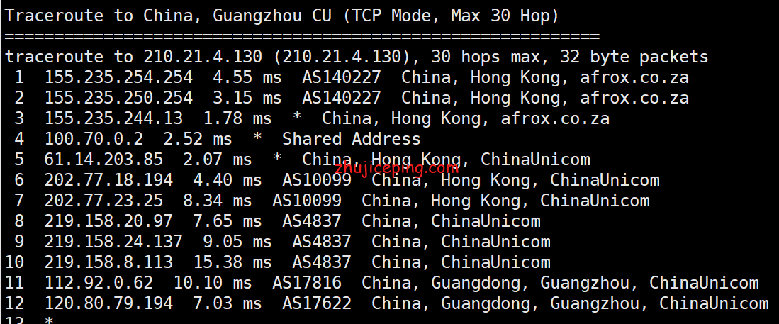 hhc14 华纳云(hncloud)-cn2+bgp线路香港云服务器测评