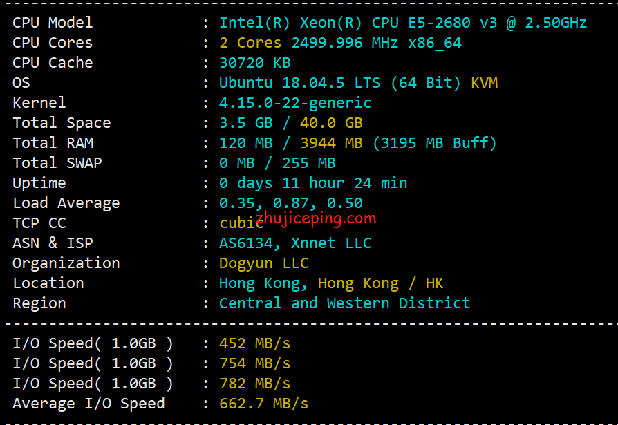 简单测评hostkvm香港CN2 VPS（葵湾机房，HK,KW），告诉你hostkvm怎么样-国外主机测评