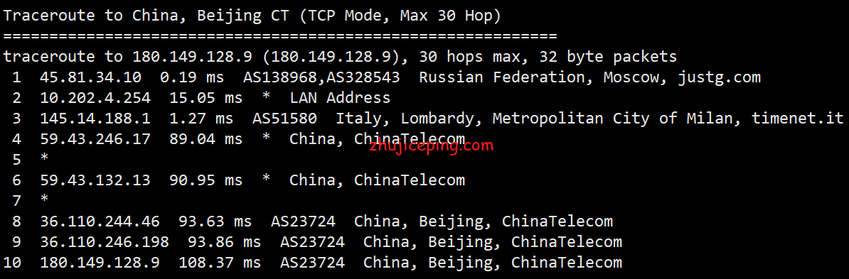iru10 简单测评imidc俄罗斯机房cn2线路的物理服务器（实际是三线回程cn2）