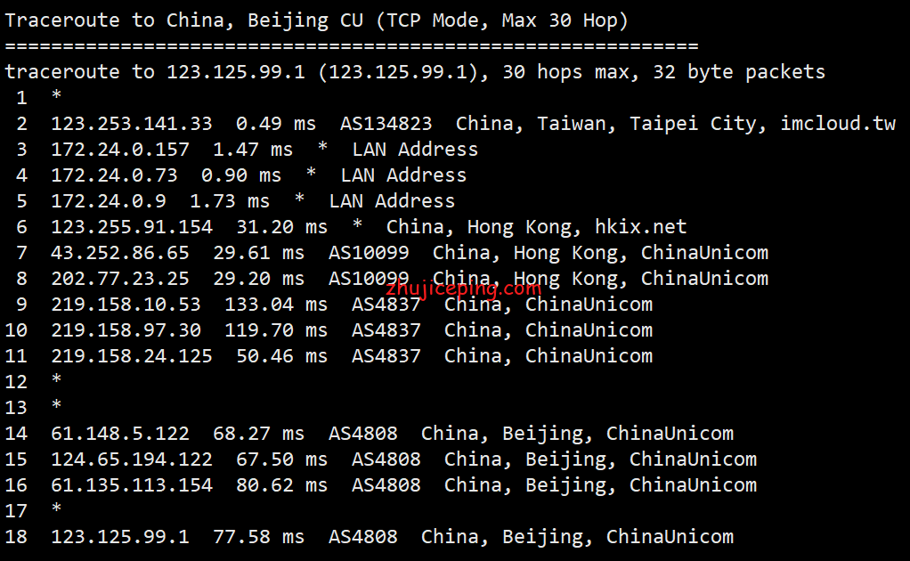 简单测评imidc台湾机房优质BGP网络独立服务器