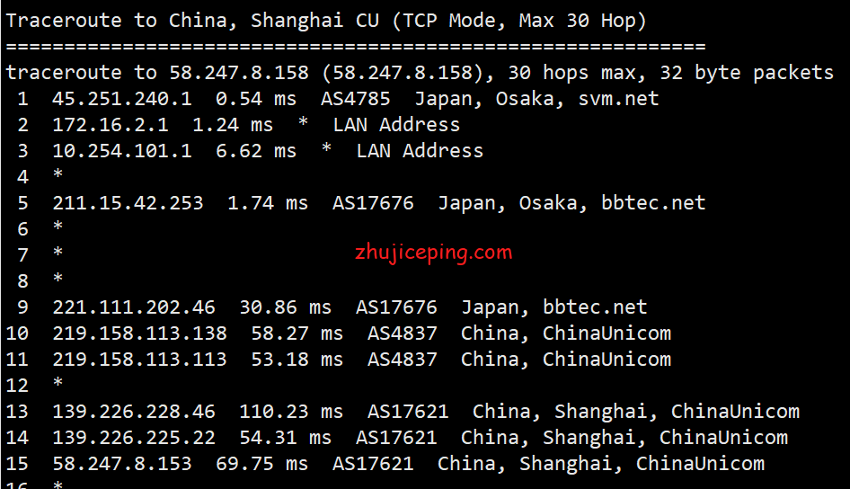jpo9-1 hostkvm日本大阪机房VPS简单测评，分享网络实测数据