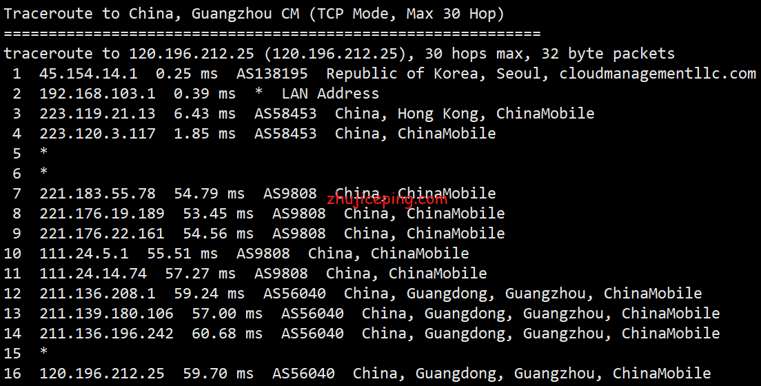 hostkvm：韩国VPS（cn2\cmi等混合BGP）简单测评，分享实测网络数据