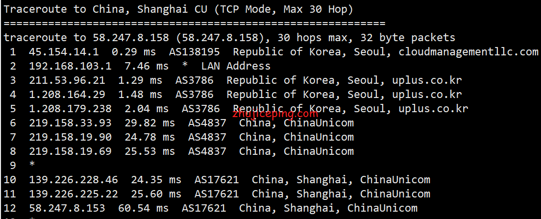 krc9 hostkvm：韩国VPS（cn2\cmi等混合BGP）简单测评，分享实测网络数据