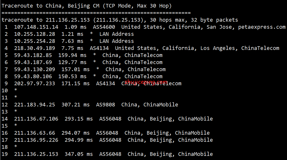 raksmart：美国洛杉矶机房cn2 gia线路的独立服务器测评，三网强制cn2，晚高峰不炸