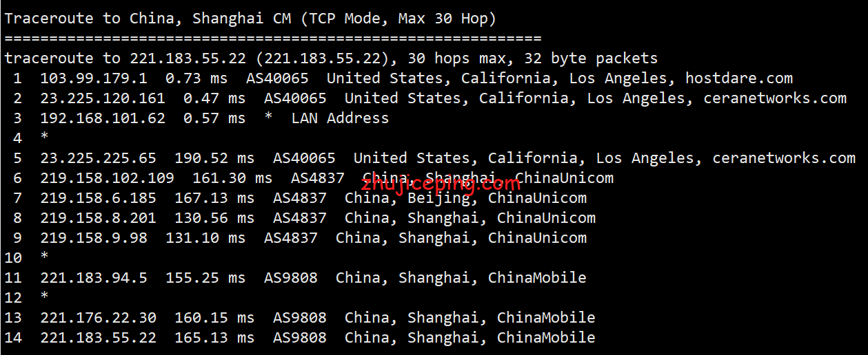 hd18 依旧是那么稳，简单测评hostdare美国cn2 gia VPS，电信CN2、联通和移动走AS4837