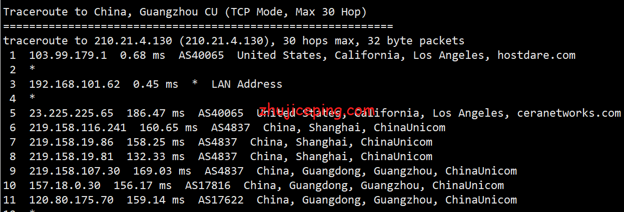 hd19 依旧是那么稳，简单测评hostdare美国cn2 gia VPS，电信CN2、联通和移动走AS4837