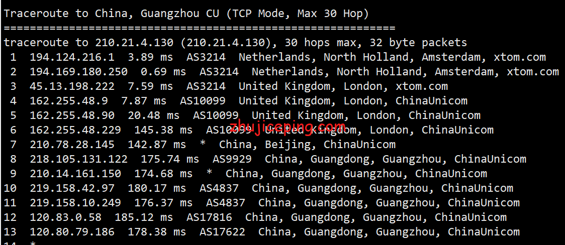 aynl20 aoyoyun傲游主机：荷兰机房CUII(AS9929)线路VPS简单测评