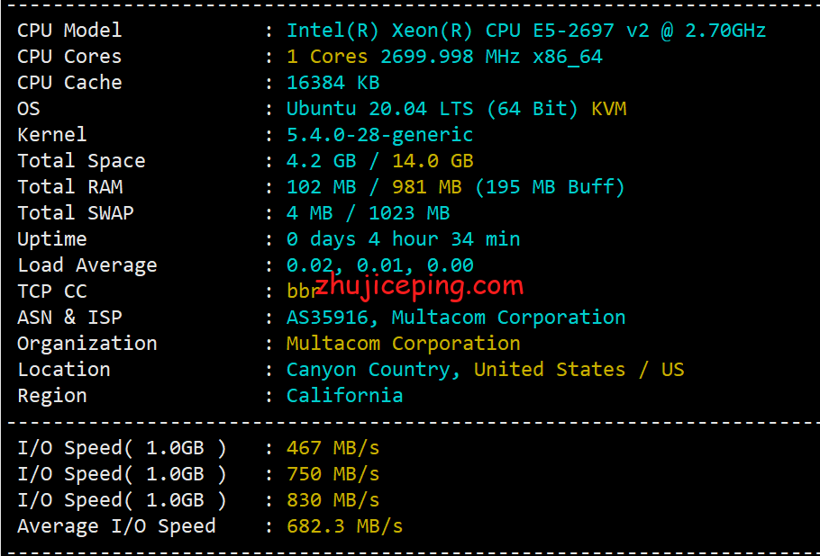 rnsd3 racknerd：双十一促销款最低配VPS测评，告诉你最近的racknerd的VPS状态