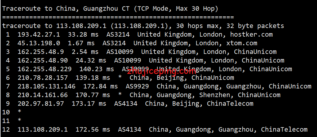 hy20 简单测评hostyun英国伦敦（联通AS9929）原生IP的VPS