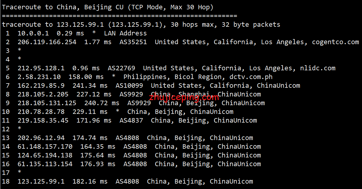 tmh14 简单测评下tmhhost的美国洛杉矶联通as9929线路的VPS