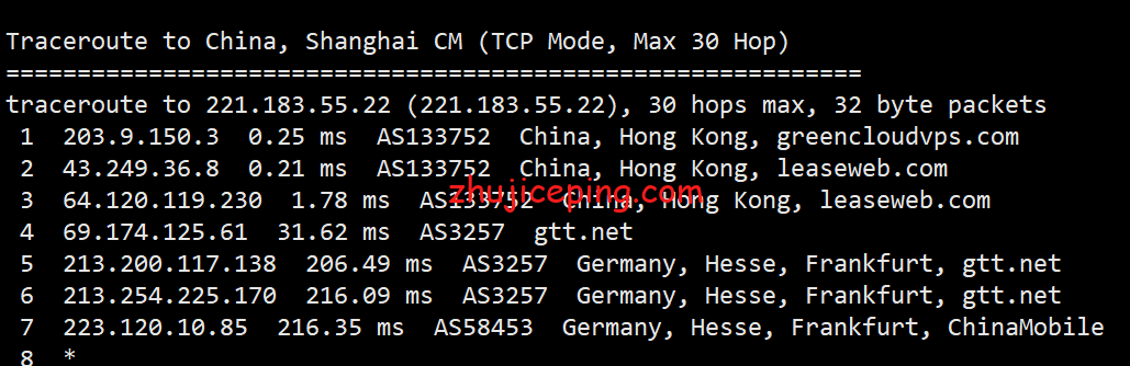 简单测评下greencloudvps（绿云VPS）的香港VPS情况