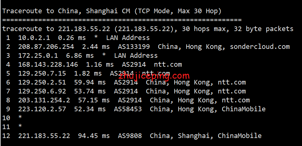 hhjp19 简单测评henghost日本云服务器，电信+联通走CN2，移动NTT直连