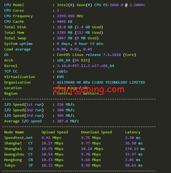 idcax-testing 蓝竹云：新春VPS大促销，香港VPS(cn2+cmi)+美国VPS(AS4837)，低至10元/月