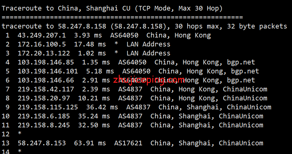 xx14 稳爱云：香港Mega Two机房三网cn2 gia线路简单测评