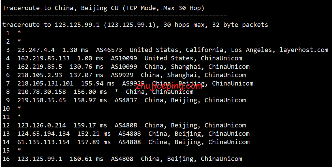 w3d12 简单测评下w3dhost美国洛杉矶AS9929网络的VPS