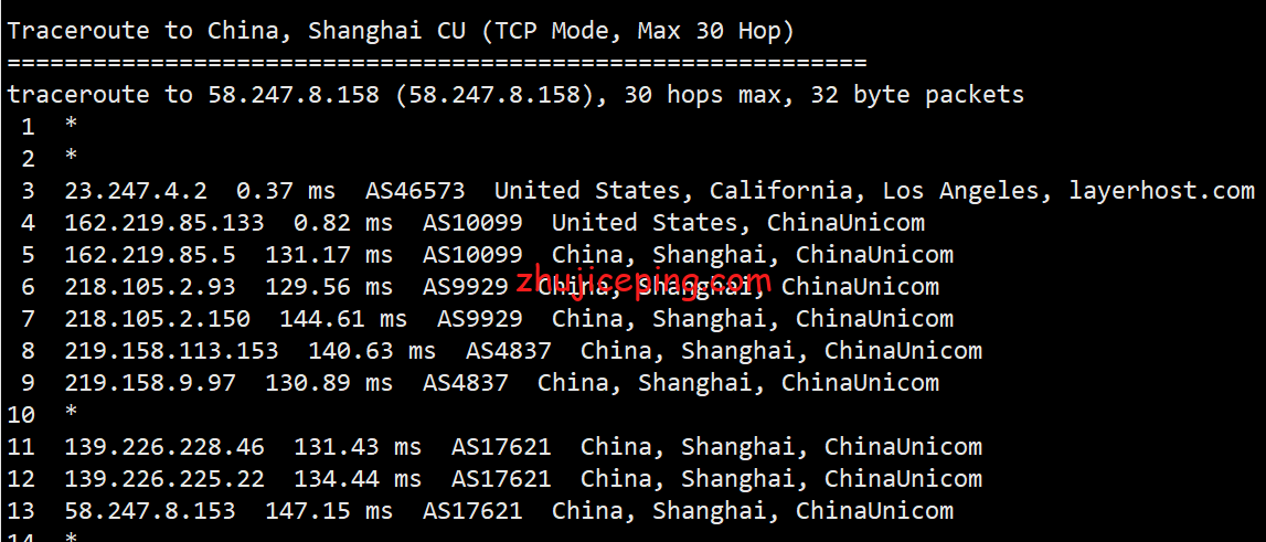 w3d15 简单测评下w3dhost美国洛杉矶AS9929网络的VPS