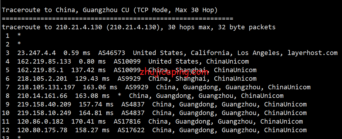 w3d18 简单测评下w3dhost美国洛杉矶AS9929网络的VPS