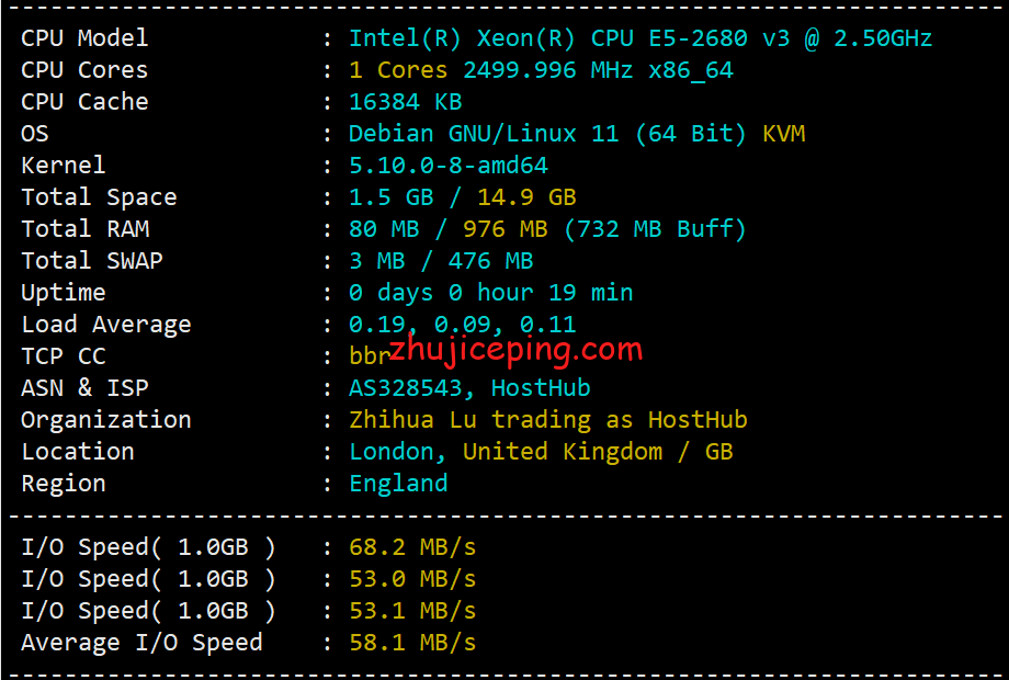 dogru1 简单测评下dogyun的俄罗斯cn2 gia vps（静态经典云服务器）