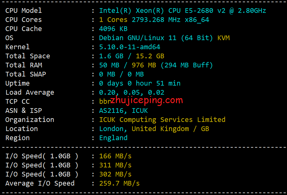 pqus1 简单测评下the.hosting的美国VPS（1Gbps带宽，不限流量）