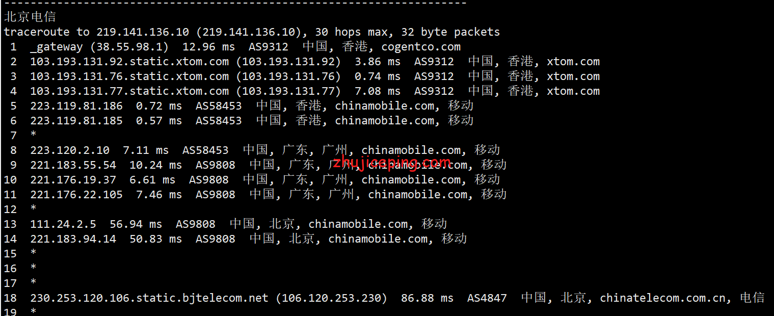 简单测评hostyun香港EQ机房移动CMI线路10Gbps带宽的VPS