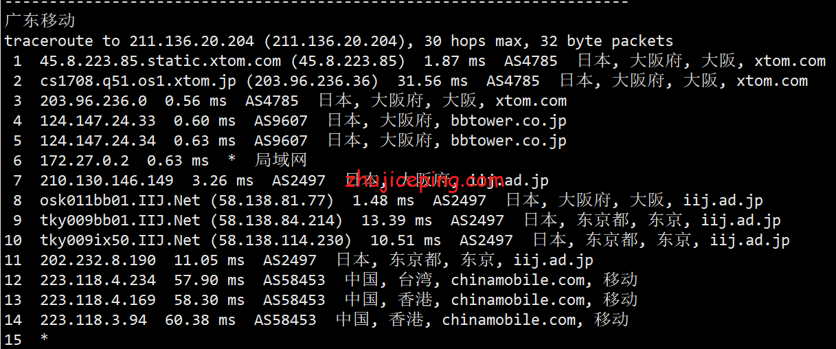 hydb21 简单测评下20元/月档位给500M带宽的hostyun的日本大阪AMD-IIJ系列VPS