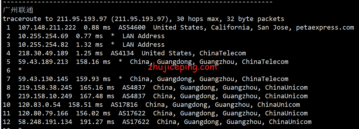 tc19 tripodcloud：简单测评美国三网cn2 gia vps（1Gbps带宽），高峰依旧高速坚挺