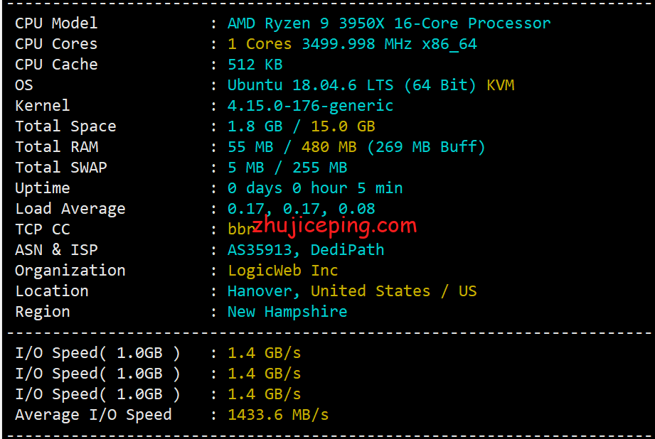 virdals1 Virmach怎么样？达拉斯机房AMD Ryzen系列VPS简单测评
