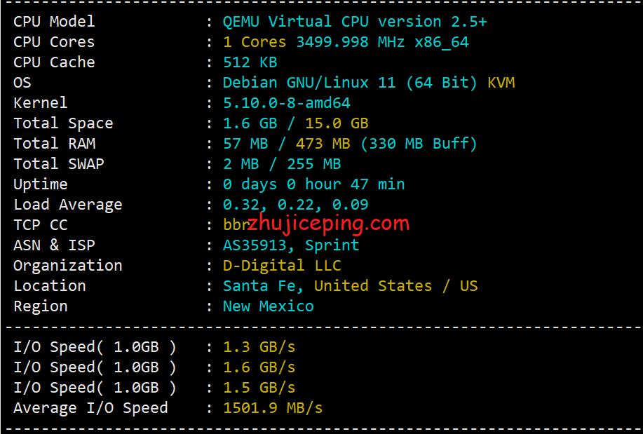 virden1 Virmach家的丹佛机房AMD系列VPS简单测评