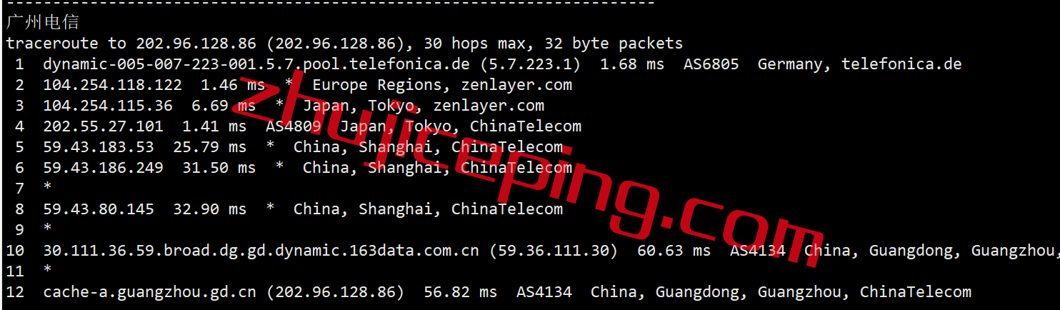 arkjpgia16 zenlayer怎么样？日本东京“China Optimized”云服务器测评：双程cn2 gia+双程as9929+双程CMI