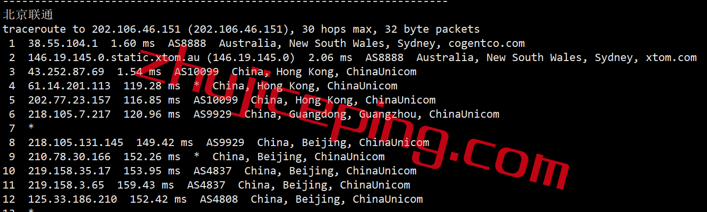 lv16 简单测评下locvps澳大利亚接入联通AS9929网络的VPS