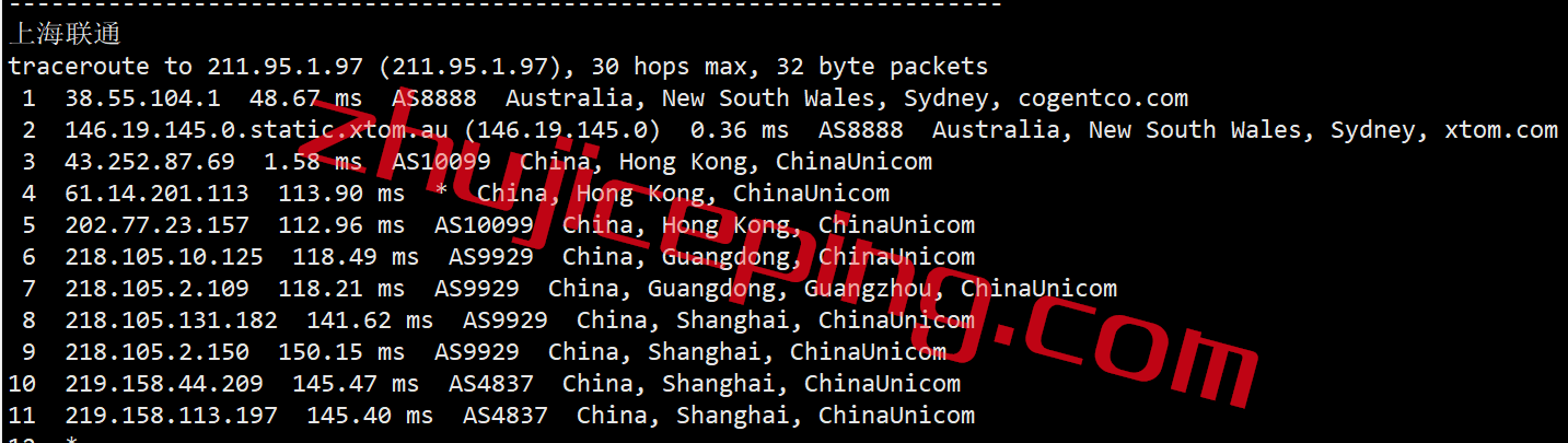 lv17 简单测评下locvps澳大利亚接入联通AS9929网络的VPS
