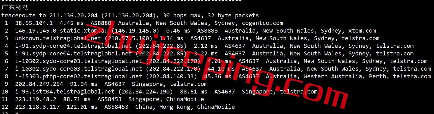 lv21 简单测评下locvps澳大利亚接入联通AS9929网络的VPS