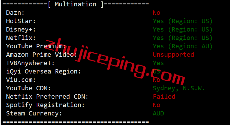 lv23 简单测评下locvps澳大利亚接入联通AS9929网络的VPS