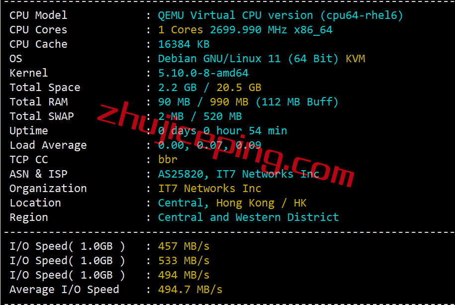 bwhhk1 搬瓦工香港vps怎么样？简单测评下bandwagonhost香港VPS（HK85，Equinix机房）