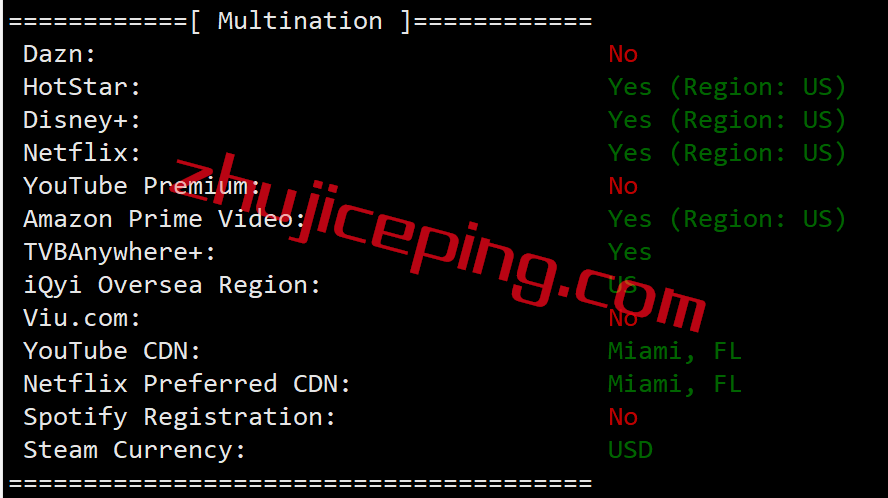 ev24 简单测评下edgevirt的迈阿密VPS：IP能解锁多种流媒体，$4/月，1T硬盘/50T流量/40g带宽