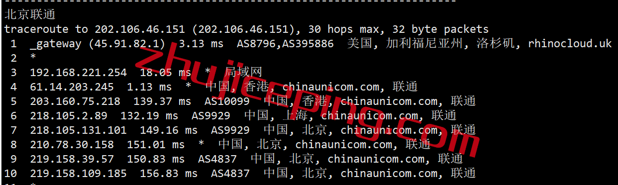 hyu17 简单测评hostyun的走联通AS9929的“洛杉矶kr-精品”系列VPS