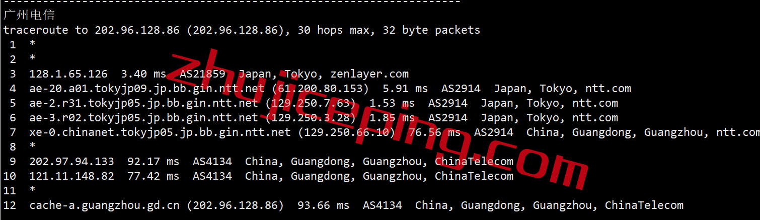 arkjp15 zenlayer日本国际线路云服务器测评，适合联通和移动线路，电信略差！