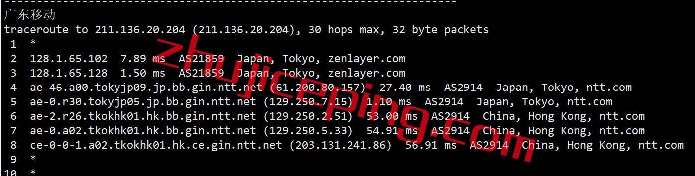 arkjp21 zenlayer日本国际线路云服务器测评，适合联通和移动线路，电信略差！