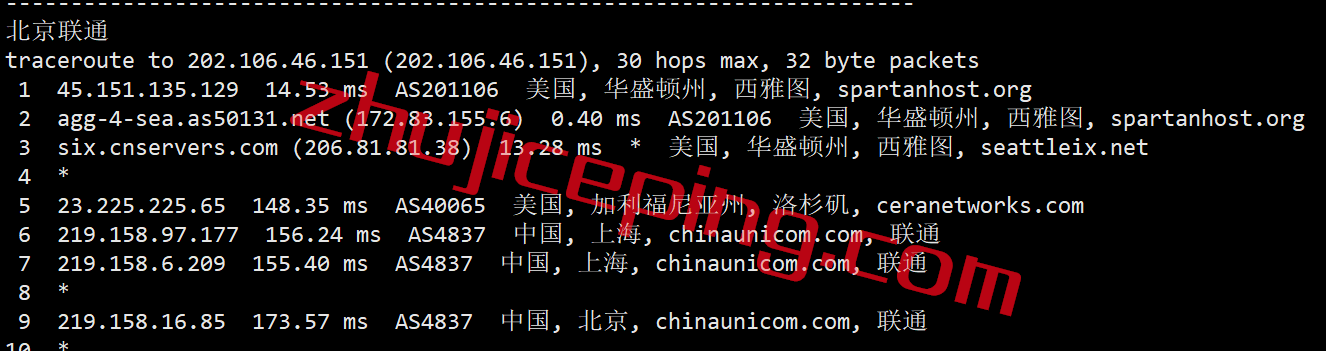 cvu18 简单测评：cmivps美国西雅图三网联通AS4837线路VPS