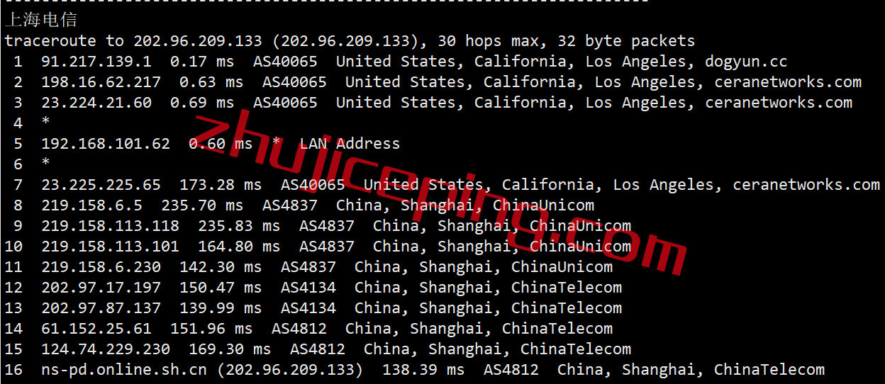 dyun16 简单测评dogyun的经典云-美国联通AS4837系列