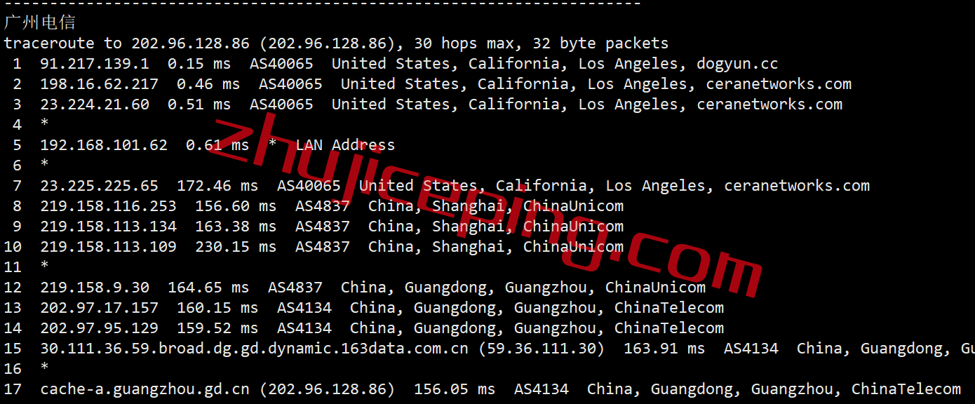 dyun17 简单测评dogyun的经典云-美国联通AS4837系列