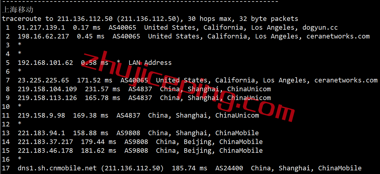 dyun22 简单测评dogyun的经典云-美国联通AS4837系列